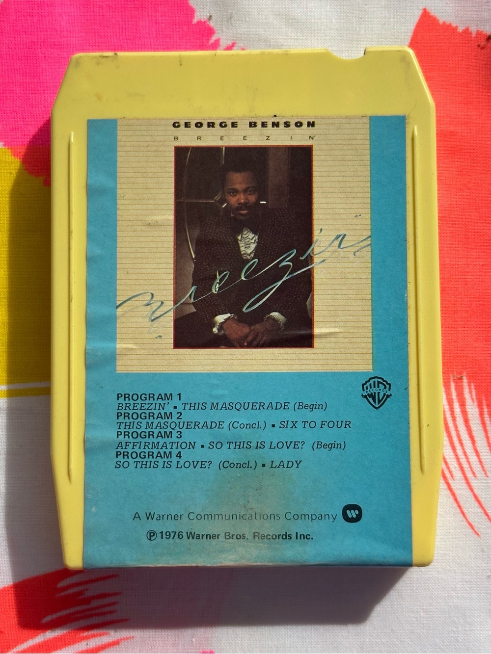 Vintage George Benson Breezin' 1976 8-Track Tape (Warner Bros.)